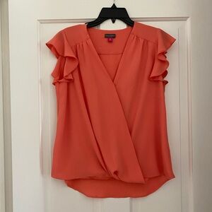 Vince Camuto Pink V-Neck Blouse